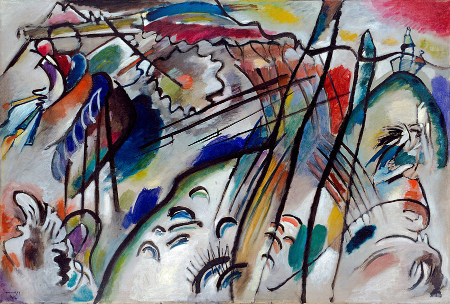 Improvisation 28 Second Version by Wassily Kandinsky, 1912, oil on canvas