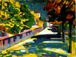 Autumn in Bavaria by Oil Painting Reproduction