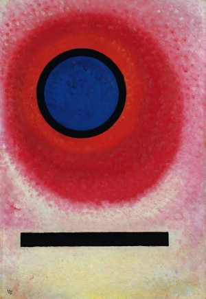 Blauer Kreis No. 2 by Wassily Kandinsky - Hand-Painted Oil Painting Reproduction
