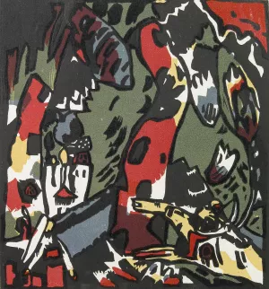 Bogenschutze by Wassily Kandinsky - Hand-Painted Oil Painting Reproduction
