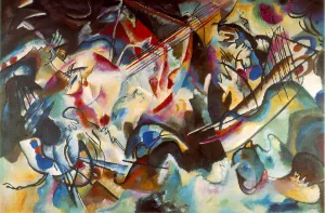 Composition VI by Wassily Kandinsky - Hand-Painted Oil Painting Reproduction