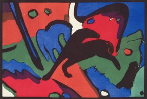 Der Blaue Reiter by Wassily Kandinsky - Hand-Painted Oil Painting Reproduction