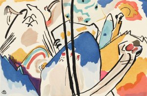 Der Blaue Reiter by Wassily Kandinsky - Hand-Painted Oil Painting Reproduction