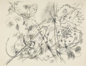 Main Product Photo of Design for an Etching Painting by Wassily Kandinsky