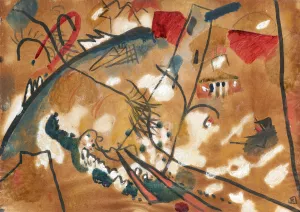 Draft for 'Improvisation 24 by Wassily Kandinsky Oil Painting Reproduction