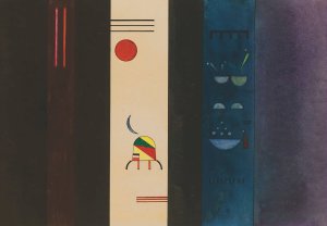 Dunkle Seiten by Wassily Kandinsky - Hand-Painted Oil Painting Reproduction