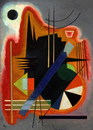 Einige Spitzen by Wassily Kandinsky - Hand-Painted Oil Painting Reproduction