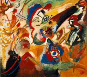 Fragment 2 for Composition VII by Wassily Kandinsky Oil Painting Reproduction