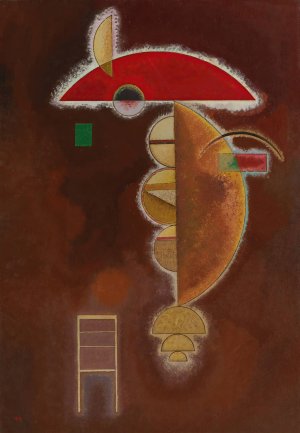 Gedruckt by Wassily Kandinsky - Hand-Painted Oil Painting Reproduction