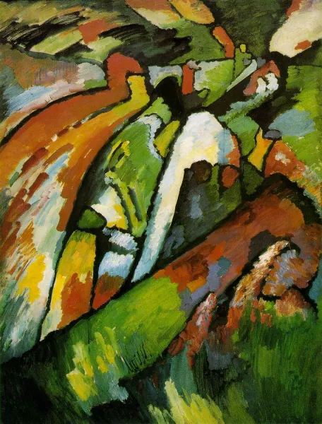 Oil Painting Improvisation 7 by Wassily Kandinsky