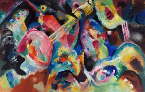 Improvisation Flood by Oil Painting Reproduction