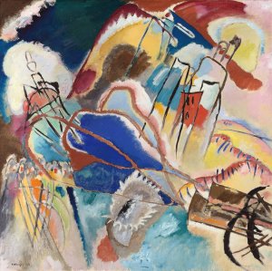 Improvisation No. 30 by Wassily Kandinsky - Hand-Painted Oil Painting Reproduction