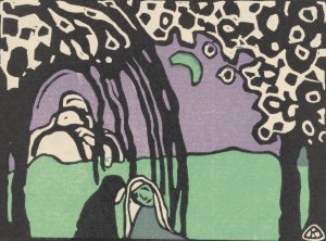 Klange Pl.20 by Wassily Kandinsky - Hand-Painted Oil Painting Reproduction