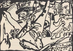 Klange Pl.24 by Wassily Kandinsky - Hand-Painted Oil Painting Reproduction