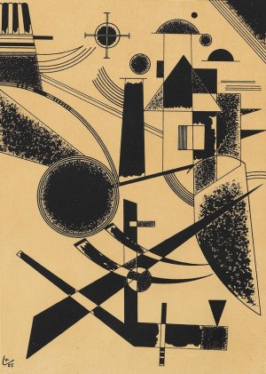 Lithographie No. III by Wassily Kandinsky - Hand-Painted Oil Painting Reproduction
