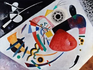 Red Spot II by Wassily Kandinsky - Hand-Painted Oil Painting Reproduction