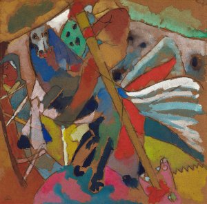 St. George II by Wassily Kandinsky - Hand-Painted Oil Painting Reproduction