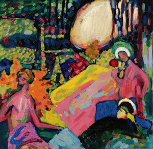 Weisser Klang by Wassily Kandinsky - Hand-Painted Oil Painting Reproduction