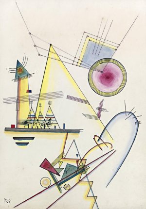 Zartes Gemut by Wassily Kandinsky - Hand-Painted Oil Painting Reproduction