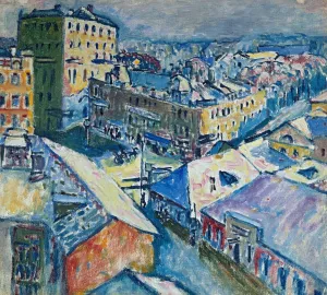 Zubovsky Platz by Wassily Kandinsky - Hand-Painted Oil Painting Reproduction